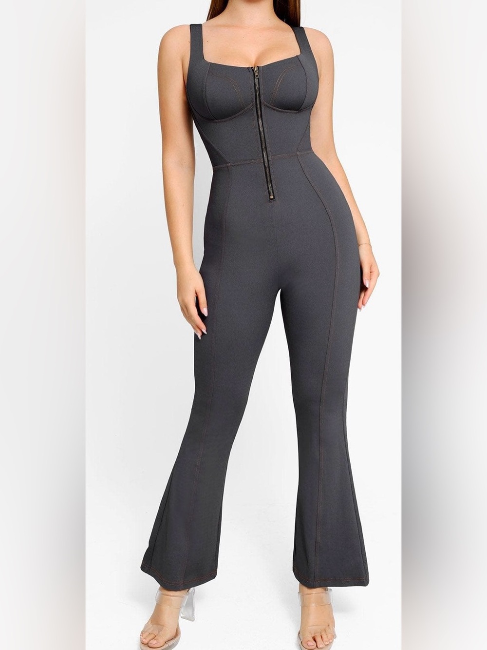 Shapewear Denim Sculpting Tank
Flare Leg Jumpsuit
